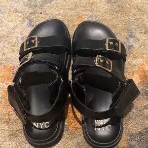 Black Kids Sandals